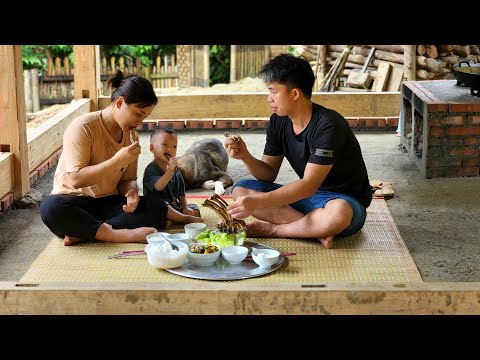 Build Your Own Brick Walls Easily | cooking with family - Chúc Tòn Bình