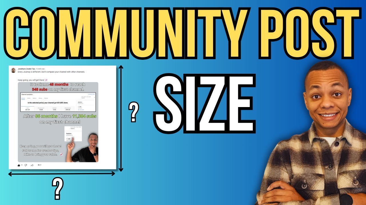 YouTube Community Post Size