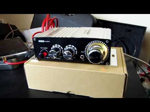 Mini Car Amplifier, BlitzWolf 20W 2-Channel 12V Hi-Fi Audio Stereo