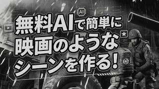 （AI活用）低解像度の画像から映画のようなシーンを作る！