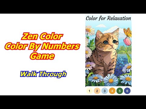 Zen Color - Color By Number Walk Through - YouTube