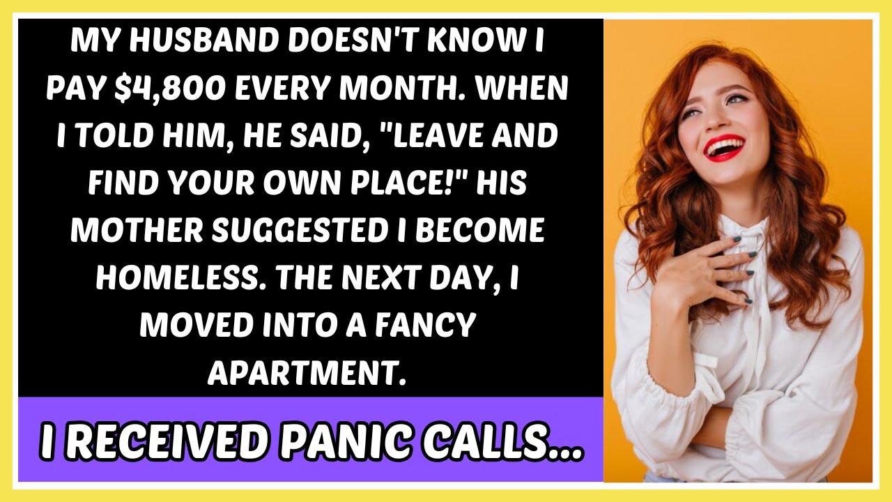 My husband, doesn't know I spend $4,800 every month. I might have to move in with my mom!