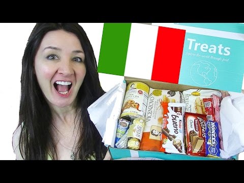Italian Candy and Treats Taste Test - Treats Unboxing