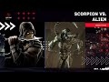 SCORPION Vs ALIEN Mortal Kombat XL Easy Mode