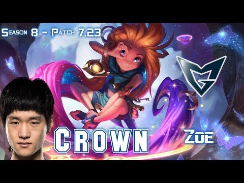 SSG Crown ZOE vs AZIR Mid - Patch 7.23 KR Ranked
