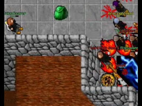 Old Tibia Movies - Spash's Death in Edron (Spash is Dead)