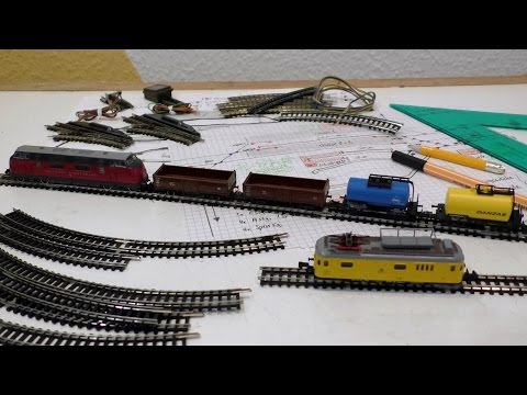 Modellbahn Spur N / 1:160 - Teil 1 Strecke planen und Module / Unterkonstruktion bauen - Modellbau