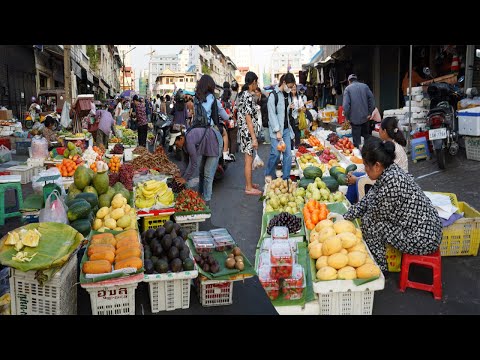The Best Compilation Food Market Tours 2026 – Walk Around Three Market In Town Of Phnom Penh