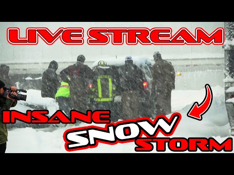 🔴 LIVE - Buffalo, New York - 60" + Insane Lake Effect Snow Storm, Whiteout Conditions - 11/19/2022