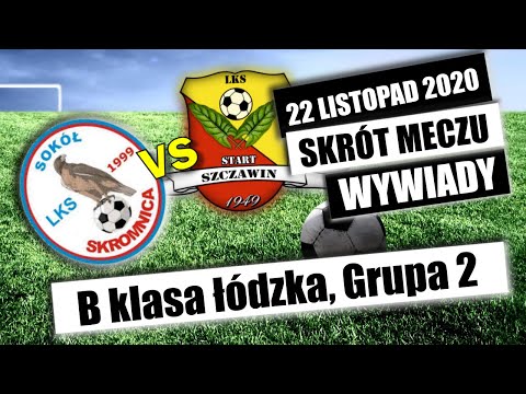 Sokół Skromnica - Start Szczawin - B klasa łódzka 22.11.2020