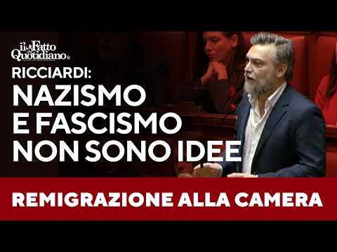 Ricciardi: "Fascisti alla Camera per parlare di remigrazione. Inaccettabile"