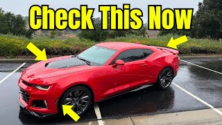 Rain Damage On All 6 Gen Camaros