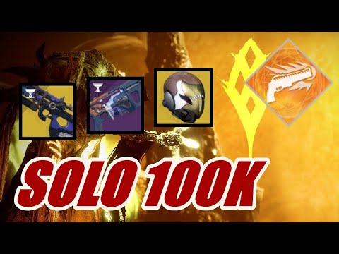 Solo Your Pinnacle 100k Nightfall Ordeal - Hunter (Strange Terrain) - Destiny 2