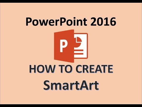Part of a video titled PowerPoint 2016 - Create Diagrams - YouTube