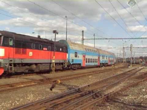 749 121 - sestřih rozjezdů na os. vlacích 9057,9058,9063,9064 - neděle  6.3.2011.