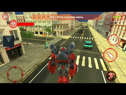 Indian Police Real Robot Wolf Transforming Robot Game