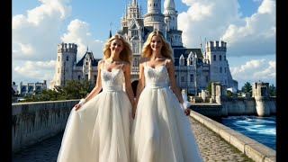 Two Beautiful Blondes At The Castle #AIVideo #AIAnimation
