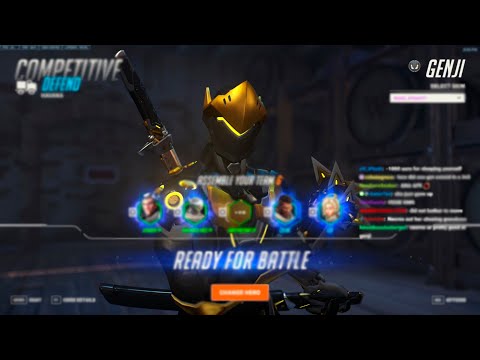 NECROS GENJI GAMEPLAY ON HAVANA - OVERWATCH 2 SEASON 10 TOP 500