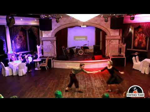 Как научиться танцевать линди хоп. Кабаре Swing Time 2017. Кирилл Родионов и Евгения Златина