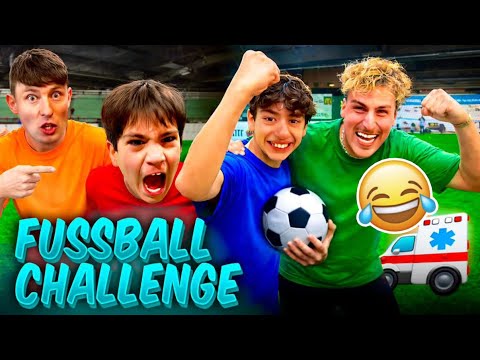 YOUTUBER vs. TIKTOKER FOOTBALL CHALLENGE😂🚑