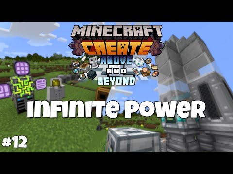 Minecraft Create Above and Beyond "Infinite Power" Episode 12