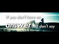 Rihanna - Answer (Lyric Video)