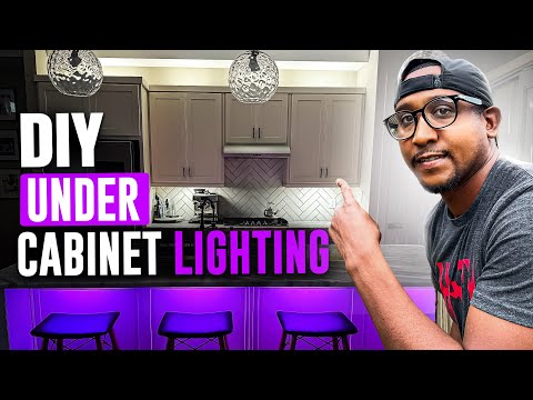 DIY Under Cabinet Lighting Install | Full Walkthrough