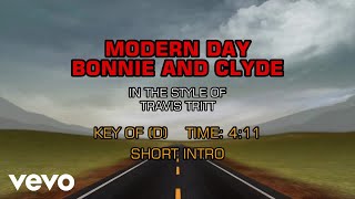 Travis Tritt - Modern Day Bonnie And Clyde (Karaoke)