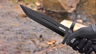 Dispatch Tactical Bowie Knife Review | Is It Best Survival Hunting Knife? [2023]