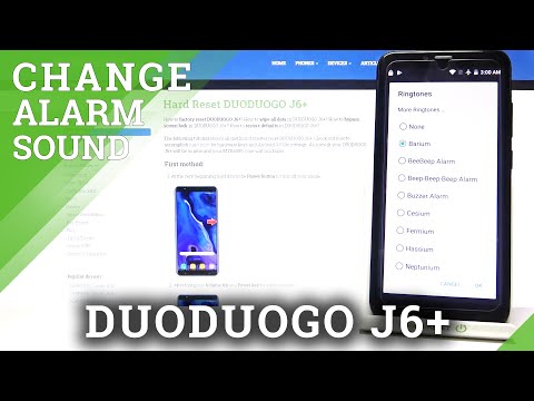 Alarm Tones on DuoDuoGo J6+ – Available Sounds of Alarms