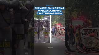 Dramatis! Polisi Dikejar Warga Sekampung Gegara Tangkap Ketua Ormas di Depok, 3 Mobil Dibakar