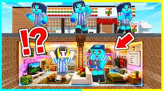 コンビニの下に秘密基地作ってアルバイトをサボるマインクラフト【まいくら / マインクラフト】