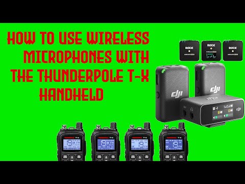 How To Use Wireless Mic's With The Thunderpole T-X Handheld