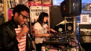 Donald Glover - Childish Gambino with DJ SoSuperSam LIVE at FatBeats, LA part 2-9