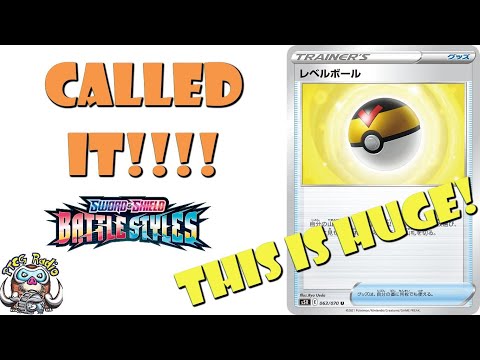 Level Ball is BACK After 5 Years! This is HUGE (and I called it!) (Pokémon TCG Battle Styles)