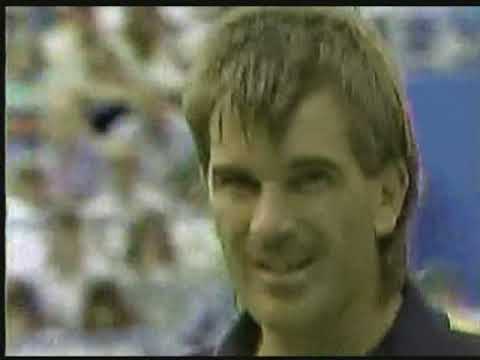 Andre Agassi vs. Johan Kriek US Open 1988 3rd round PART 3