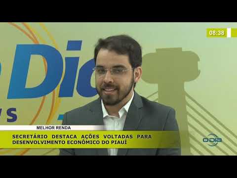 BOM DIA NEWS 13 11 2019  Igor Nery (Sec. Desenv. EconoÌ‚mico) - Melhor renda