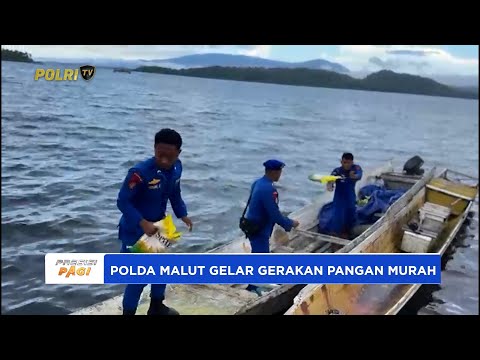 POLAIRUD POLDA MALUT LAKSANAKAN GERAKAN PANGAN MURAH BAGI WARGA PESISIR KEPULAUAN SULA