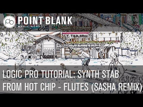 Logic Pro Tutorial: Recreating the Synth Stab in Sasha's Remix of Hot Chip - Flutes