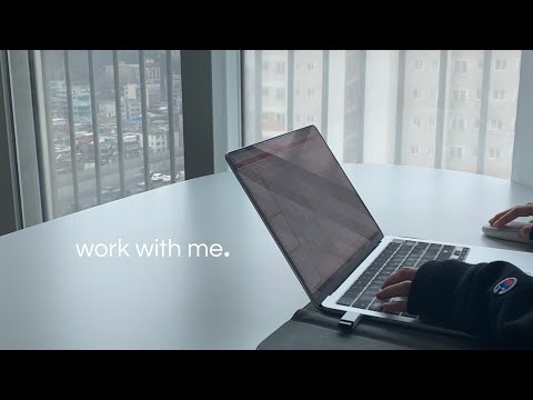 [1hour] WORK WITH ME｜스타트업 창업준비｜키보드 백���소음｜Keyboard asmr with Alarm ✨