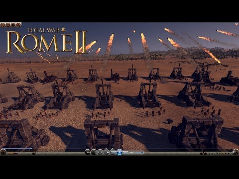 Rome Total War 2 Massive Battles - 156 Heavy Onagers (Catapult) vs 156 Heavy Onagers [Ultra/1080p]