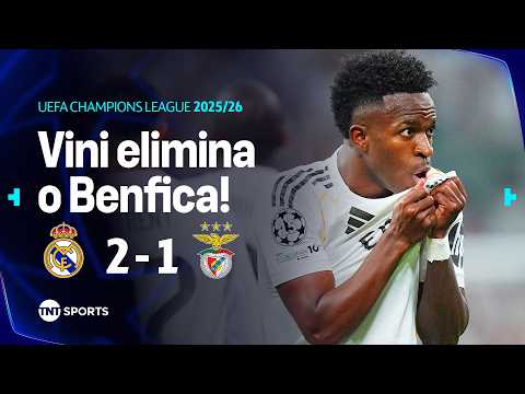 Gols e lances de Real Madrid x Benfica