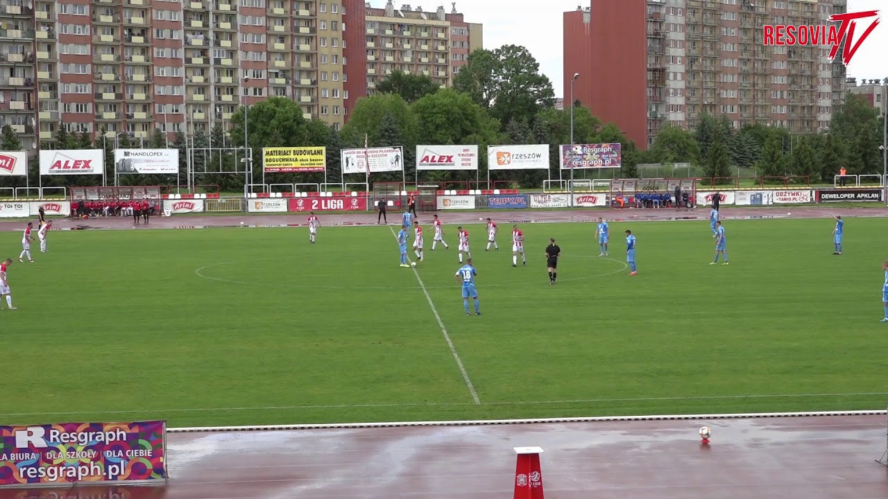 2 liga: Apklan Resovia - Błękitni Stargard [WIDEO, BRAMKI]