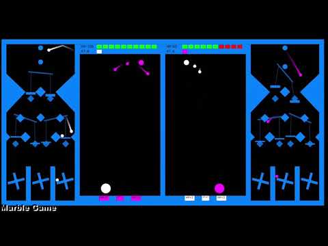 Purple VS White  - Marble Race in Algodoo