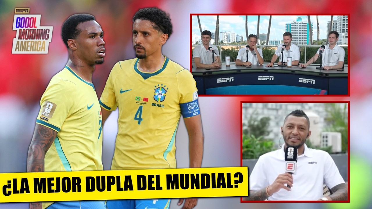 BRASIL TIENE MEJOR DUPLA de CENTRALES del MUNDIAL con GABRIEL y MARQUINHOS | Goool Morning America
