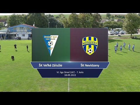 ŠK V. Zálužie - ŠK Nevidzany 2:0 - zostrih 18.9.2022