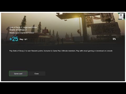 State of Decay 2: Juggernaut Edition 🏆 Xbox GamePass - Weekly Quest (CW 44)