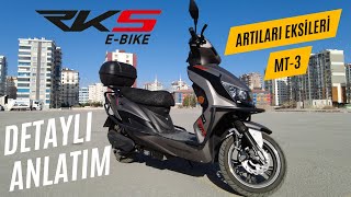 RKS MT-3 ELEKTRİKLİ MOTOSİKLET DETAYLI İNCELEME  #rksmotor