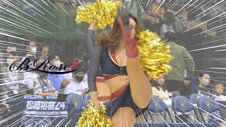 《Bリーグ チアリーダー》横浜ビー・コルセアーズ　ビーローズ　B-ROSE　2022 cheerleader ハーフタイムショー《BraveTV》