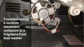 Fixing a No-Drum Movement Problem in a Frigidaire Front-Load Washing Machine